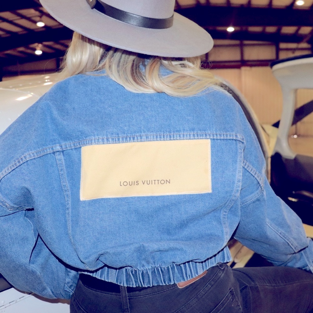 Authentic Louis Vuitton Dustbag Denim Jacket